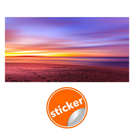 Sunset Wallpaper Decals - Peel Stick Nature Photo Self Adhesive Mural Wall Paper Decal - Vinyl Stickers Murals For Bedroom Sticker Decor