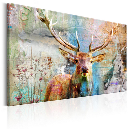 Quadro - Deer on Wood