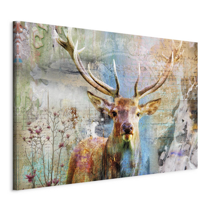 Quadro - Deer on Wood