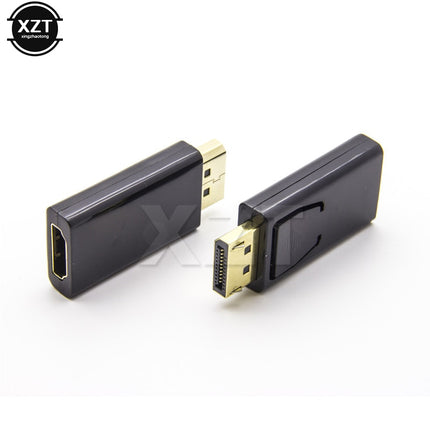 DisplayPort to HDMI-compatible Adapter Converter Display Port Male DP to Female HD TV Cable Adapter Video Audio For PC TV