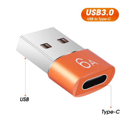 1/3PCS 6A Type C To USB 3.0 OTG Adapter USB C Female To USB Male Data Converter For Samsung Xiaomi MacBook Pro USBC Connector